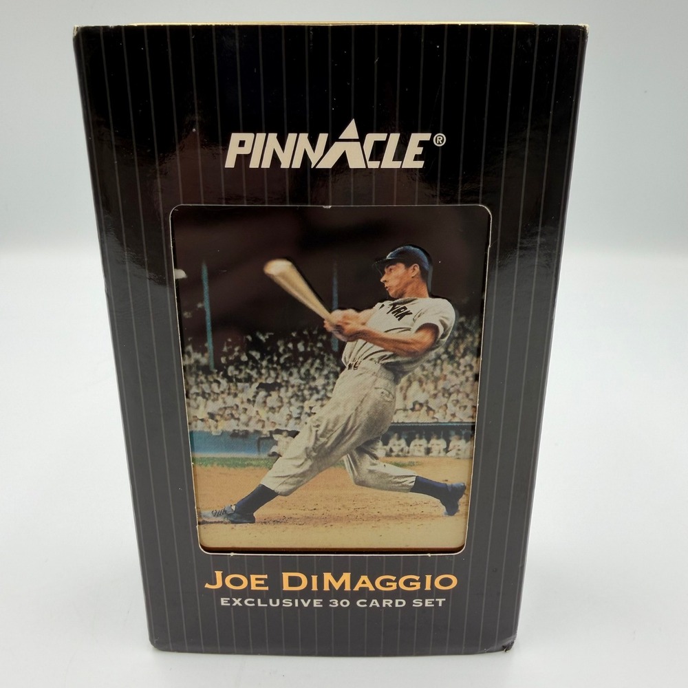 1993 Pinnacle Joe DiMaggio Exclusive 30 Card Set Limited Edition Tin COA Lens
